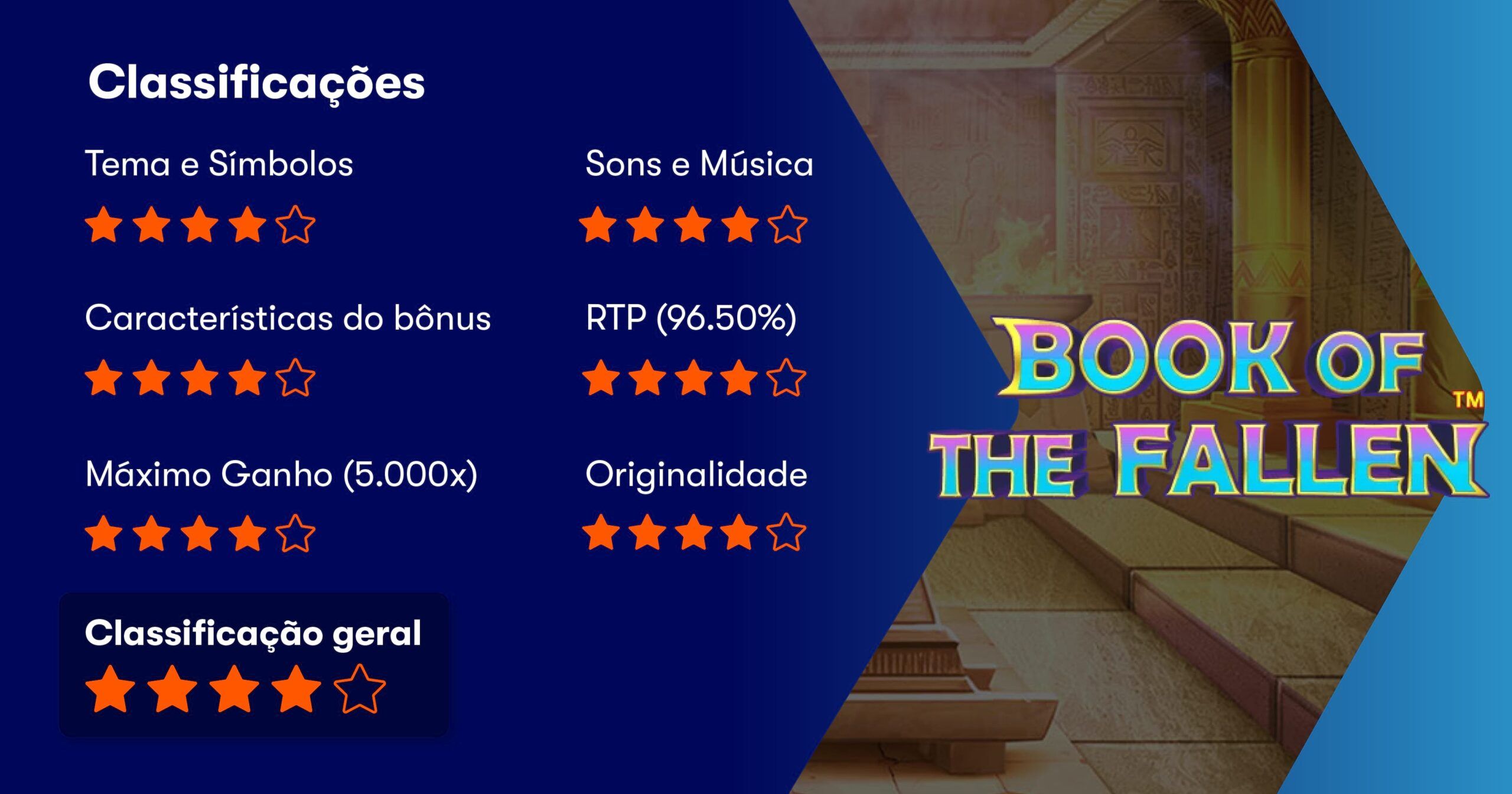 Características do jogo